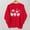 C_Red, variant on Women's Valentines Sweatshirts Crewneck Pullovers Love Heart Graphic Sweater Cute Sweatshirt Long Sleeve Solid Tops Red XS