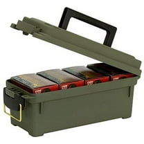 Plano Shot Shell Box, OD Green, Small Plastic Ammo Storage