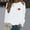 White, variant on Deals Of The Day Clearance Oversized Crewneck Sweatshirt Women Women's Fashionable Round Neck Casual Valentine's Day Love Printed Long Sleeved Top Sweatshirt