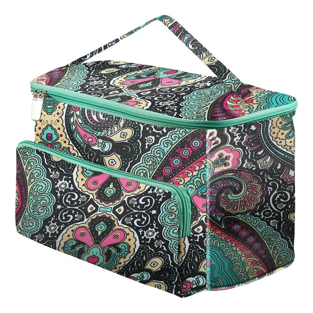 Knitting Bag Oxford Cloth Storage Shoulder Bag Sewing Accessories (Square Bag)