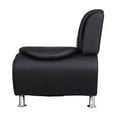 thumbnail image 7 of Kingway Furniture Puma Faux Leather Living Room Loveseat in Black, 7 of 7