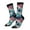 3 Black, variant on Fish In The Wave Print Adult Socks for Men & Women,Calf Socks, Ankle Socks,Boots Socks,Breathable Casual Sock,Unisex Crew Socks