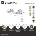 thumbnail image 4 of Kingston Brass BA4818PN Metropolitan Toilet Paper Holder, Polished Nickel, 4 of 5