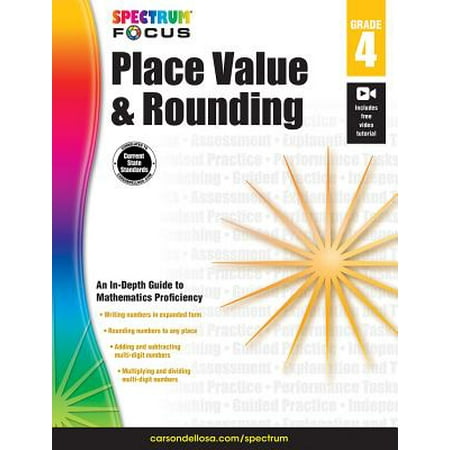 - Spectrum Place Value and Rounding, Grade 4