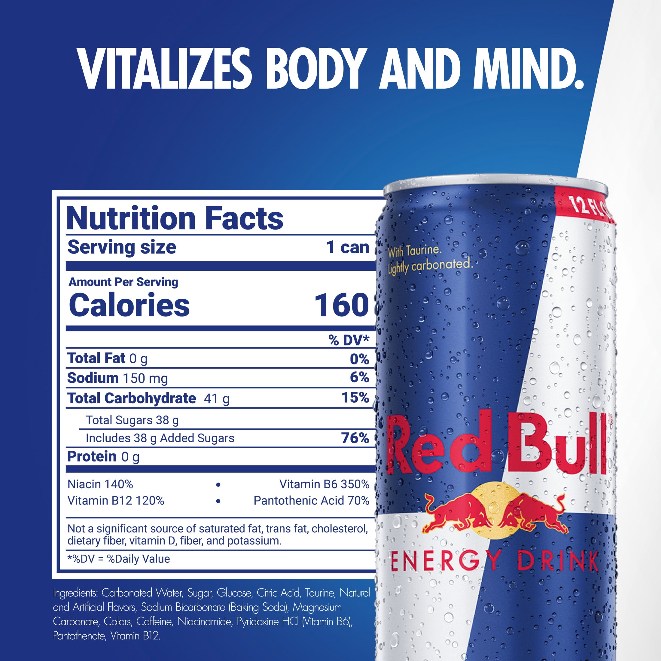 How many mg of caffeine in red bull discount