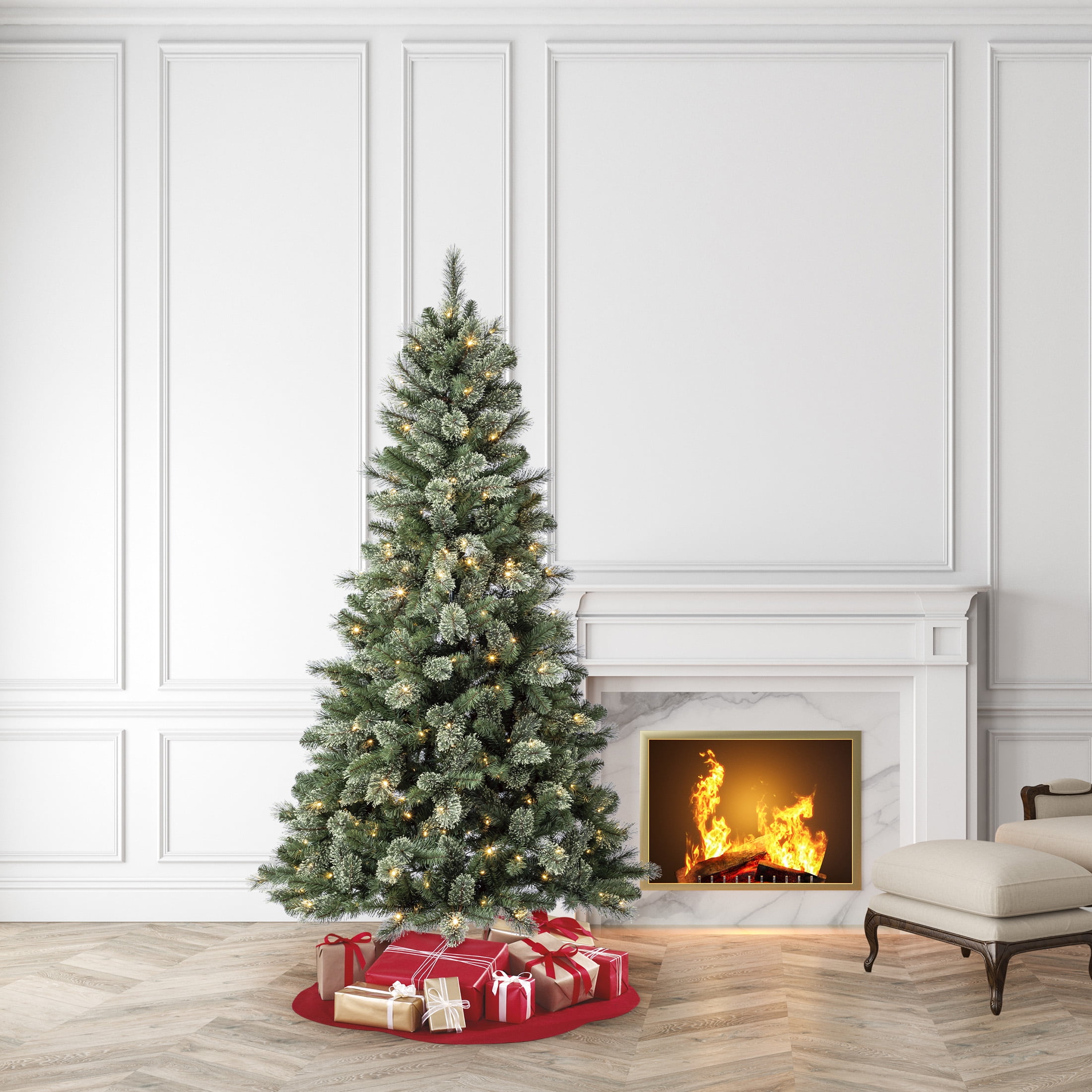 Holiday Time - Brandclub - 7.5 ft Pre-Lit Liberty Cashmere Pine