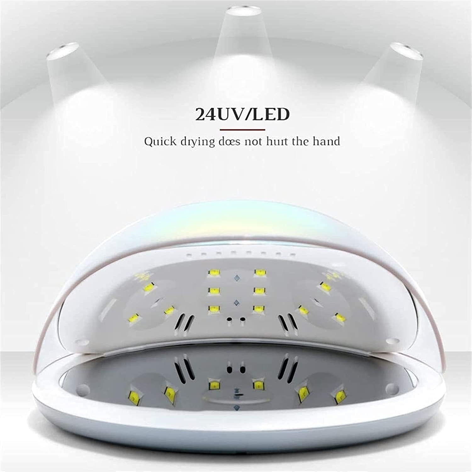 UV LED Nail Lamp, Nail Light, Portable LED Nail Lamp for Gel Polish, Nail lamp for Acrylic and Gel, Suitable for Travel, Home, School, Office