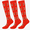 Red, variant on 3 Pairs Copper Compression Socks for Women & Men Circulation 15-20 mmhg - Better Blood Flow, Swelling, Best Support for Medical, Running, Nursing