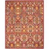 Nourison Allur Persian Red Multicolor 7'10" x 9'10" Area Rug, (8x10)