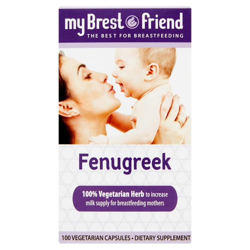 My Brest Friend Fenugreek, 100 Vegetarian Capsules by My Brest Friend