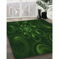 thumbnail image 3 of Ahgly Company Machine Washable Indoor Round Transitional Deep Emerald Green Area Rugs, 5' Round, 3 of 7