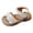 1Beige, variant on Girls Sandals Fashion Bow Summer Flat Shoes Comfortable Soft Sole Beach Shoes Casual Open Toe Dress Shoes Beige 8.5 Toddler
