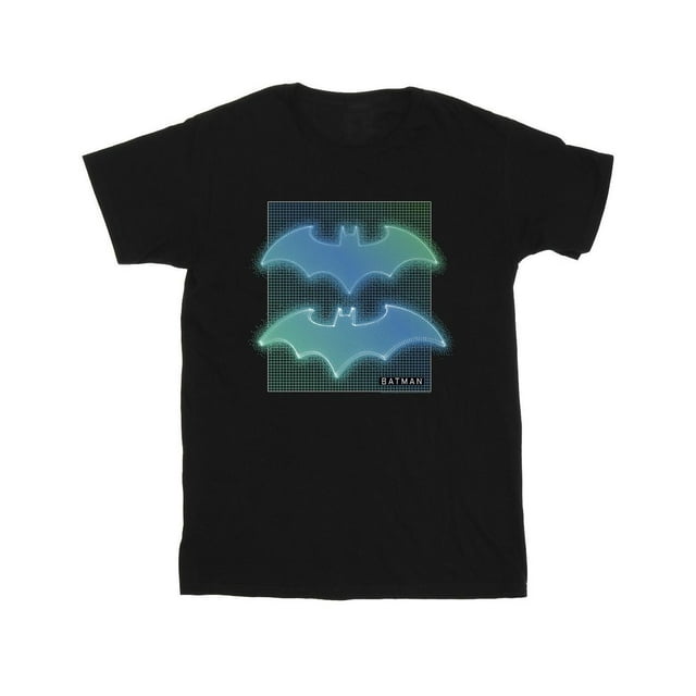 DC Comics T-Shirt Dégradé à Carreaux pour Hommes Batman