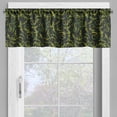 thumbnail image 4 of Ambesonne Vines Valance & Curtain, Dark Tones Abstract Ivy Grape, 55"x30", Olive Green Dark Green, 4 of 7