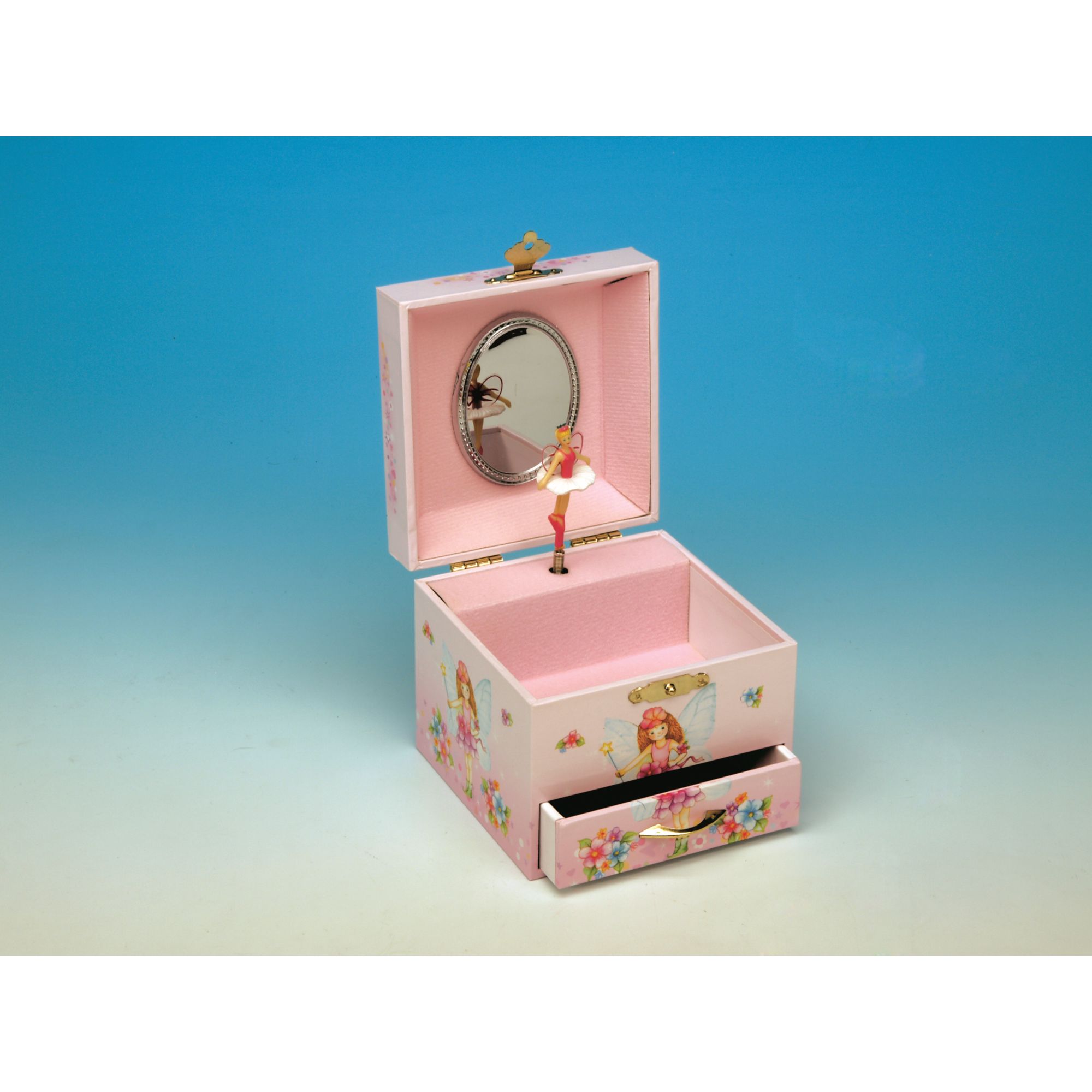 Musicbox Kingdom Fairy Jewelry Box With A Drawer