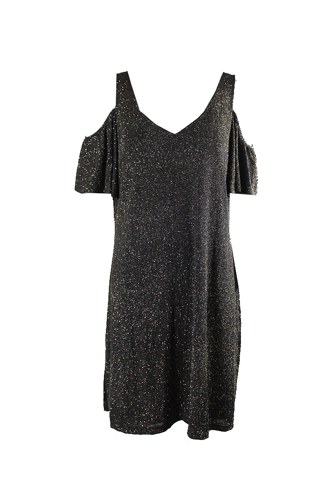 msk black and gold dress