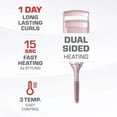 thumbnail image 3 of Red by Kiss Dual Heated Eyelash Curler & Wand (2-in-1), Fast Heat Mini Travel Electric Lash Curler with USB-C, Silicone Comb, LED Display, 24 Hours Long Lasting, 3 Heating Mode (White), 3 of 12