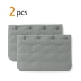 thumbnail image 2 of INSPIRE CHIC Women's 3 Rows 4 Hooks Bra Extenders Straps Extension Gray 3 Rows 4 Hooks 2 Pcs, 2 of 5