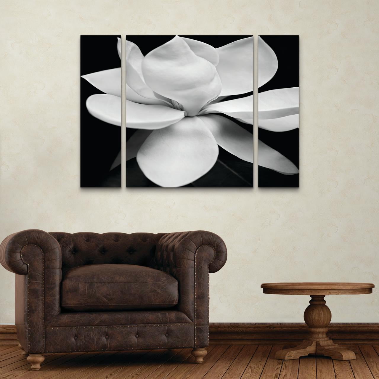 Michael Harrison 'Magnolia' Multi Panel Art Set Large 3 Piece