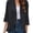 black, variant on SOMER Women’s Cardigan 3/4 Sleeve Casual Open Front Loose Fit Lightweight Cardigan for Spring and Summer,2026 White Black