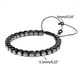 thumbnail image 3 of Pulsera magnética de cálculos biliares negros, piedra energética, forma de salud, pulsera tejida retro., 3 of 3