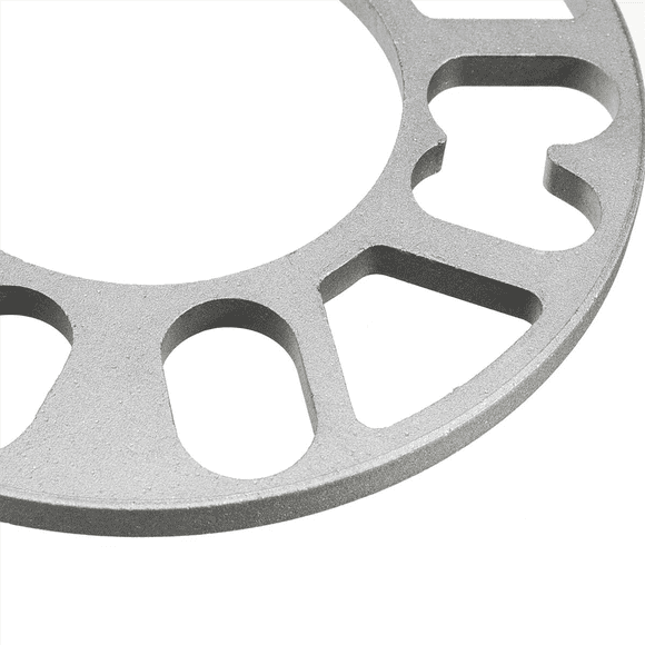8Pcs Aluminum Wheel Spacers Shims Plate Auto Wheel Spacers 5mm Stud for 4X100 4X114.3 5X100 5X108 5X114.3 5X120