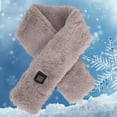 thumbnail image 2 of YOTQUSKI 33.5x3.9 in Heated Scarf USB, Heated Scarf for Women, Heated Scarf Neck Heating Pad, Scarves for Men Winter Warm Electric Heating Scarf, Three Temp settings, 2 of 5