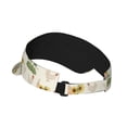 thumbnail image 2 of Sikiie Flowers And Hens Sun Visor Hat Adjustable Velcro Golf Visor Sports Sunscreen Visor Hat for Outdoor Activities, 2 of 7