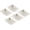 Grey, variant on ABCISI Kayak Paddle Holder Clips, 5pcs Kayak Oar Clips, Plastic Inflatable Boat Oar Clip Fasteners with Paddle Rod Brackets for Fishing Canoe Accessories, Black