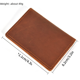 thumbnail image 5 of Monedero retro de cuero genuino, monedero de cuero de caballo, capa superior de piel de vaca, tarjetero portátil sencillo, bolso de identificación, 5 of 5