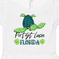 thumbnail image 4 of Inktastic Port St. Lucie, Florida Happy Sea Turtle Girls Baby Dress, 4 of 5