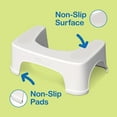 Step and Go Toilet Stool 7" Bathroom Squat Stool