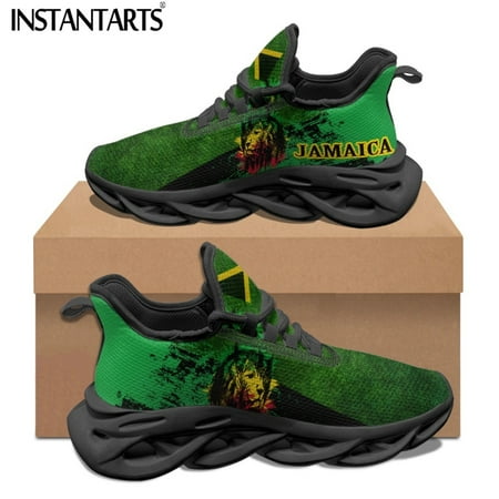 

Jamaica Flag Print Female Flat Shoes Comfortable Sneakers for Women Lace Up Footwear Flex Control zapatillas mujer