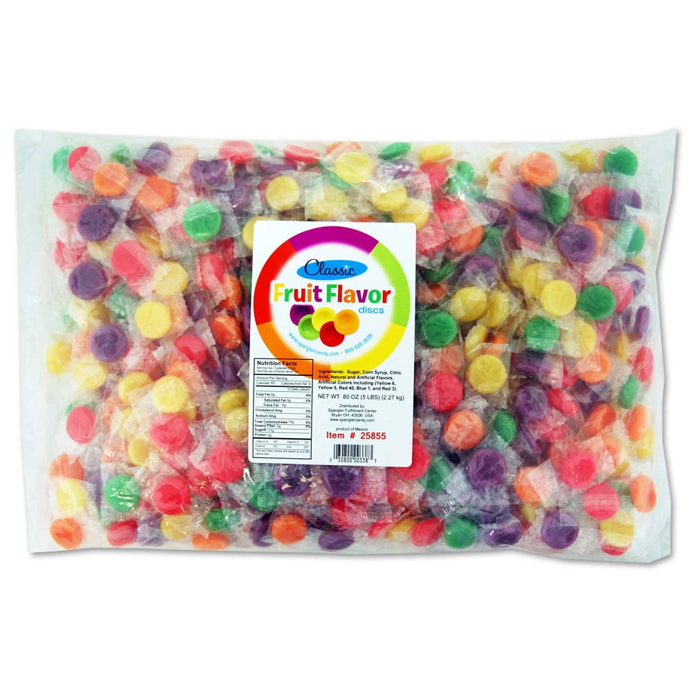 Classic Hard Candy Discs 5 lb bag