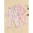 Toddler Kids Little Girl Christmas Pajamas Set 12 18 24 Months 2T 3T 4T