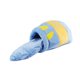 thumbnail image 3 of Cama para gatos Hoeny Pot, cueva suave, semicerrada, con dibujos animados, base antideslizante, para escondite, cálida casa para mascotas en invierno, Azul, 3 of 8