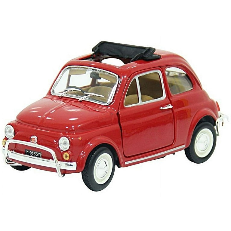 Fiat 500 w/ Sunrroof Diecast Car Package - Box of 12 1/24 Scale