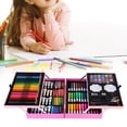 thumbnail image 4 of Art Set, 2 Layer Aluminum Box Safe Pigment Drawing Art Box  For Family For Painting Room, 4 of 8