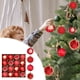 thumbnail image 4 of ¡Ofertas para Ahorrar!, Colgante de bola de Navidad de plástico galvanizado pintado para decoración de árbol de Navidad Akmoler, 4 of 9