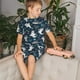 thumbnail image 4 of Balery Friendly Sharks Conjunto de Pijama Infantil de Manga Corta con Estampado – Ropa de Dormir de Algodón Suave-XX-Large, 4 of 6