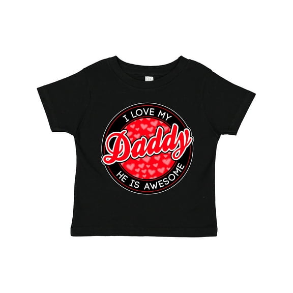 Inktastic I Love My Daddy Boys or Girls Toddler T-Shirt