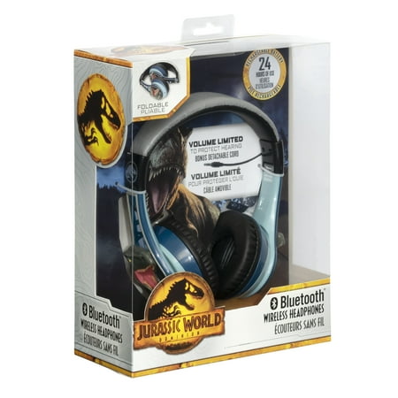 eKids - Jurassic World Bluetooth Headphones - Blue