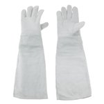 S SERENABLE Work Gloves Cowhide Leather Men Working Welding Gloves Protective