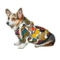 thumbnail image 6 of Uemuo Retro Floral Butterfly for Winter Dog Hoodie Sweatshirts with Pockets Warm Dog Clothes for Small Dogs Chihuahua-X-Large, 6 of 8