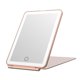thumbnail image 1 of LED Travel Mirror for Travel, Three Color Modes Light Beauty Mirror, Dormitory Makeup Mirror, Portable Foldable Three-Color Light Makeup Mirror, Pink, 1 of 4