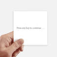 thumbnail image 1 of Appuyez sur l'Interface du Programmeur pour Continuer Autocollant Carré Imperméable Autocollants Papier Peint Voiture Decal, 1 of 1