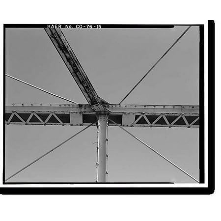 Historic Print, Baxterville Bridge, Spanning Rio Grande River at Masonic Park Drive, South Fork vicinity, Rio Grande County, CO - 15, 16" x 20"