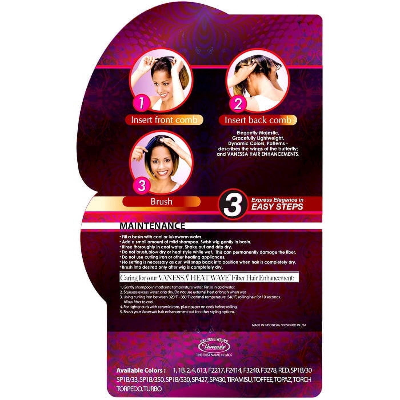 Vanessa Express Synthetic Hair Half Wig Super Weave Las Mogan.
