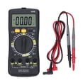 thumbnail image 3 of Multímetro digital ultrafino automático rango manual luz alarma de sonido marco de soporte ajustable probador eléctrico, 3 of 14