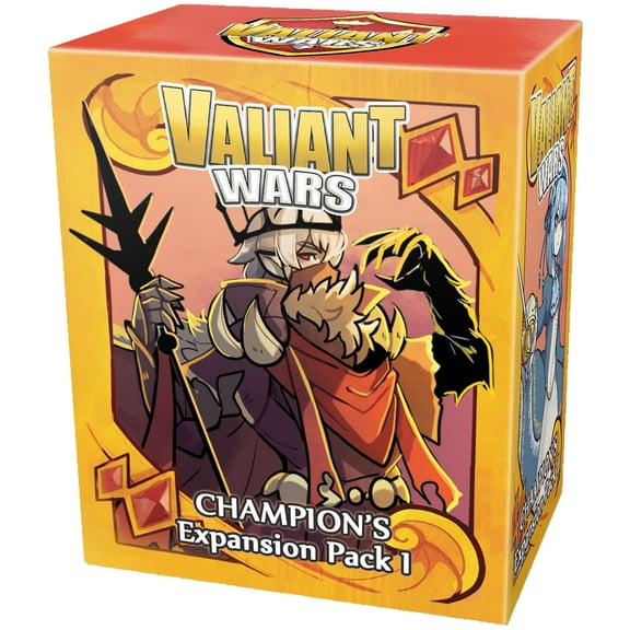 Strange Machine Games: Valiant Wars: Champion's Expansion Pack 1 -  Strategy Card Game Expansion, Press Your Luck, Ages 13 , 2-5 Players, 30 Min